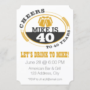 Beifall zu 40 Jahren Einladung