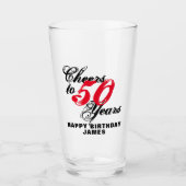 Beifall zu 50 Jahren 50. Glas (Vorderseite)