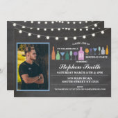 Beifall zu den Jahren das Bar-Getränke Einladung (Vorne/Hinten)