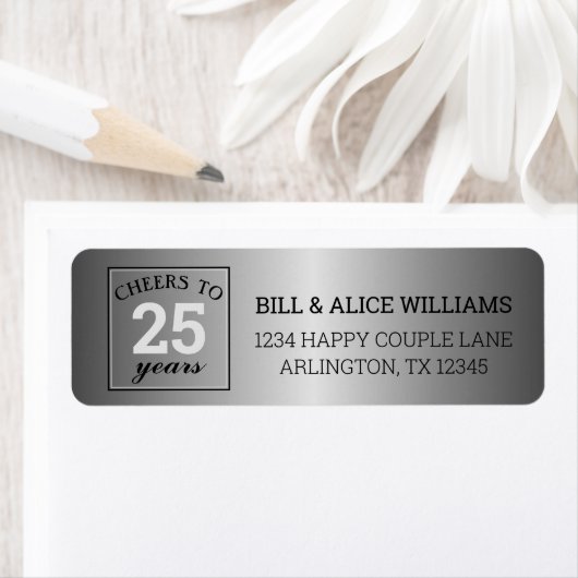 Beifall zum 25-jährigen Silver Wedding Jubiläum (Insitu)