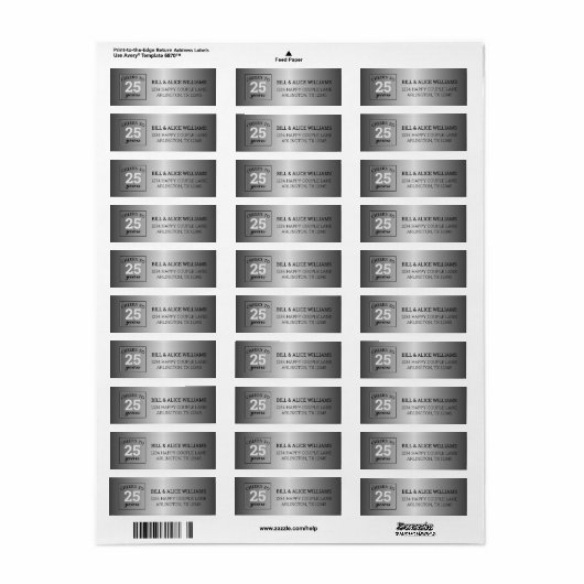 Beifall zum 25-jährigen Silver Wedding Jubiläum (Vorne)