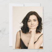 Beifall zum 30. Geburtstag Foto Einladung (Rückseite)