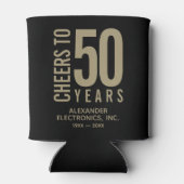 Beifall zum 50-jährigen Geschäftsjubiläum Dosenkühler (Rückseite)