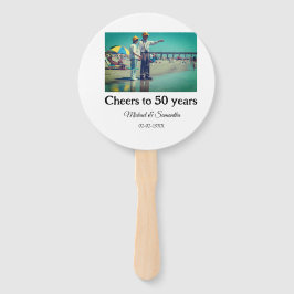 Beifall zum 50-jährigen Jubiläum hinzufügen Name F Fächer