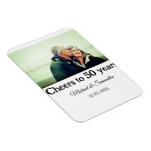 Beifall zum 50-jährigen Jubiläum hinzufügen Name F Magnet (Rechte Seite)