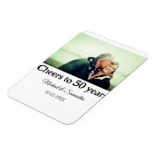 Beifall zum 50-jährigen Jubiläum hinzufügen Name F Magnet (Linke Seite)