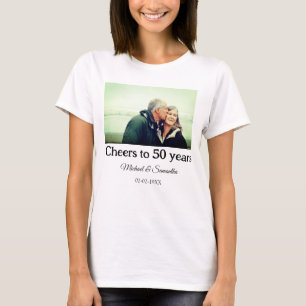 Beifall zum 50-jährigen Jubiläum hinzufügen Name F T-Shirt