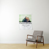 Beifall zum 50-jährigen Jubiläum hinzufügen Name F Wandteppich (Beispiel)