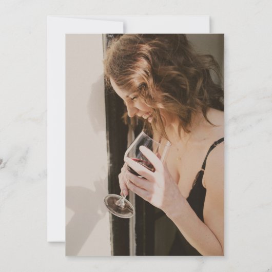 Beifall zum 60. Geburtstag Foto Einladung (Rückseite)