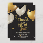 Beifall zur neues Jahr-Einladung Einladung (Vorne/Hinten)