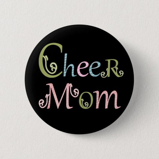 Beifallmamma-Knopf-Button "Cheerleadergeschenke " Button (Vorderseite)