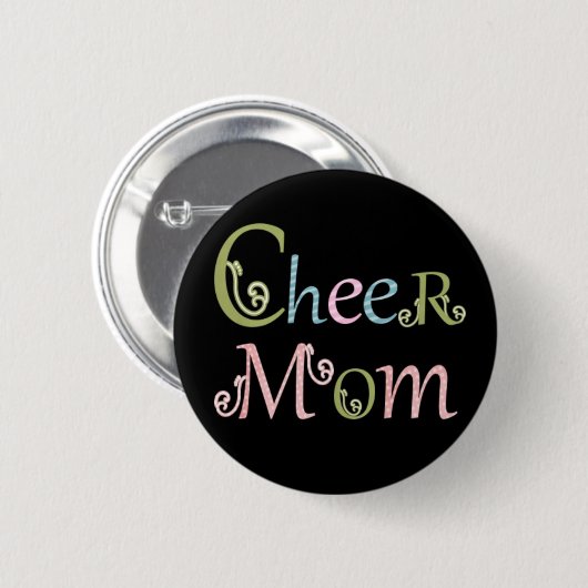 Beifallmamma-Knopf-Button "Cheerleadergeschenke " Button (Vorne & Hinten)
