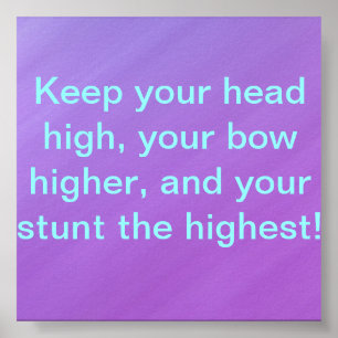 Beifallplakat Poster