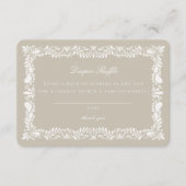 Beig Talavera Tile Diaper Einladung (Vorderseite)