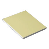 Beige 5.5" x 6" Notepad - 40 Seiten Notizblock (angewinkelt)