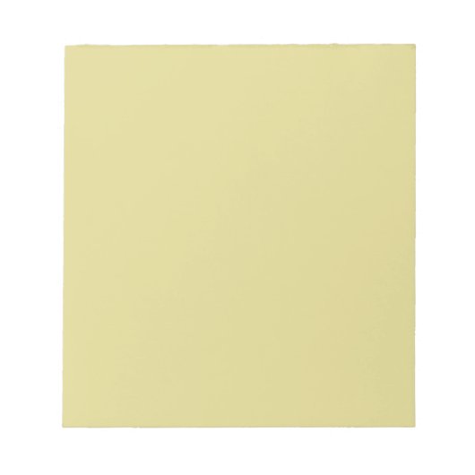 Beige 5.5" x 6" Notepad - 40 Seiten Notizblock (Vorderseite)