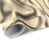 Beige abgerundete Formen und dunkle Farben Geschenkpapier (Rolleneckpunkt)