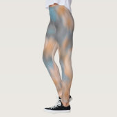 Beige Abstrakte Leggings für Flora und Fauna mit k (Links)