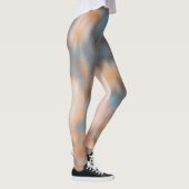 Beige Abstrakte Leggings für Flora und Fauna mit k (Rechts)