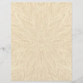 Beige abstrakte Muster mit Textur Flyer (Hinten)