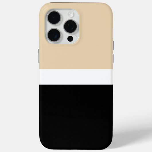 Beige Abstrakte Streifen Case-Mate iPhone Hülle (Rückseite)