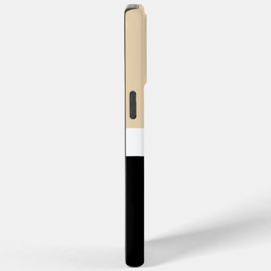 Beige Abstrakte Streifen Case-Mate iPhone Hülle (Rückseite / Rechts)