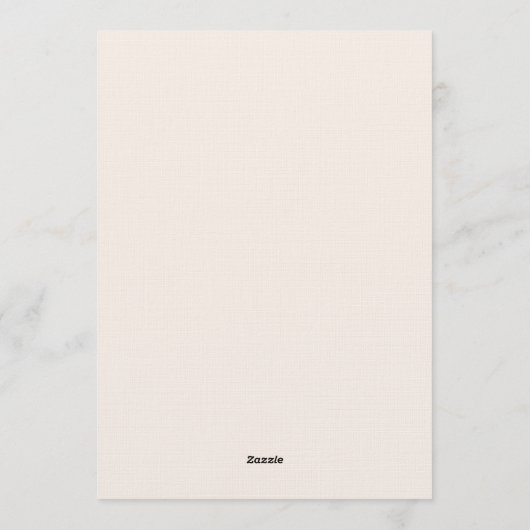 Beige and Black Doodle Simple New Year's Eve Party Einladung (Rückseite)