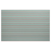 Beige, Aqua und braune farbige Linien Stoff (Yard (91,4 cm))
