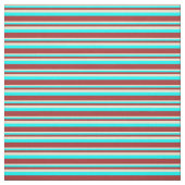 Beige, Aqua und braune farbige Linien Stoff (Muster)