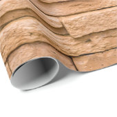 Beige aus Textilien nah Geschenkpapier (Rolleneckpunkt)
