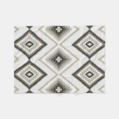 Beige Azteke Fleecedecke (Vorderseite (Horizontal))