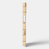 Beige Backstein-Muster iPhone-Hülle moderner Stil Case-Mate iPhone Hülle (Rückseite / Rechts)