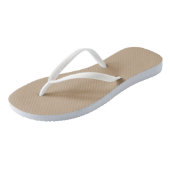 Beige Badesandalen (Schrägansicht)