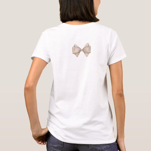 Beige Balloon T-Shirt (Rückseite)