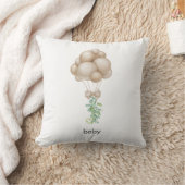 Beige Balloons Kissen (Decke)