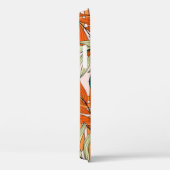 Beige beige tropische Blätter, nahtlos. Case-Mate iPhone Hülle (Rückseite / Rechts)