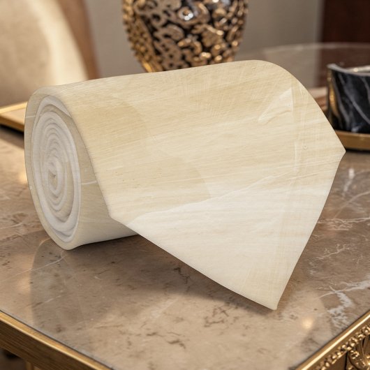 Beige Beige Wasserfarbe Maßgeschneiderter Schlips Krawatte