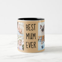 Beige | Beste Mama je Tasse für benutzerdefinierte