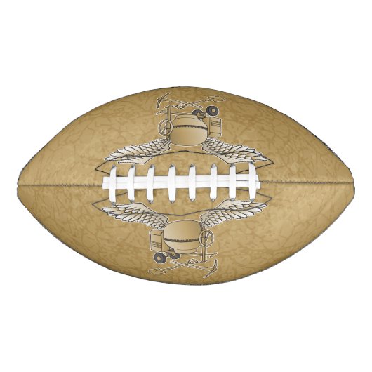 Beige Betonmischer Football (Vorderseite)