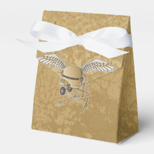 Beige Betonmischer Geschenkschachtel