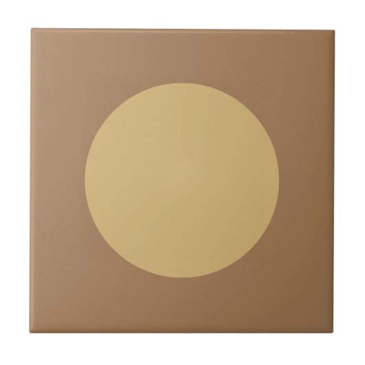 Beige Big Dot Fliese (Vorderseite)