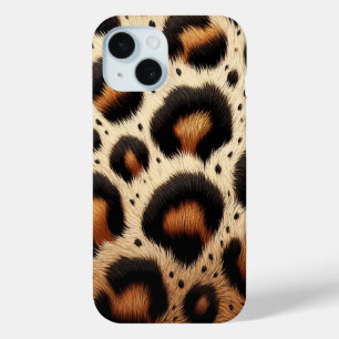 Beige & Black Gepard Fell Tier Print Punkte Case-Mate iPhone Hülle