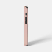 Beige Black Modern Bold Typografie iPhone Hülle (Linke Seite)