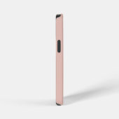 Beige Black Modern Bold Typografie iPhone Hülle (Rechte Seite)