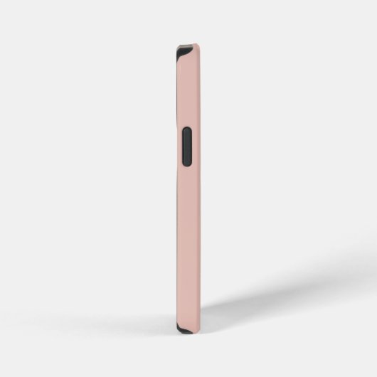 Beige Black Modern Bold Typografie iPhone Hülle (Rechte Seite)