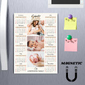 Beige Black Red 2026 Kalender Foto Collage Magnet