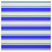 Beige, blaue und hellgrüne Streifen Stoff (Muster)