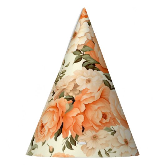 Beige Blume Partyhütchen (Links)