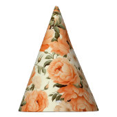 Beige Blume Partyhütchen (Rechts)