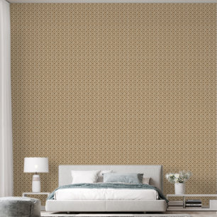 beige Blume Tapete